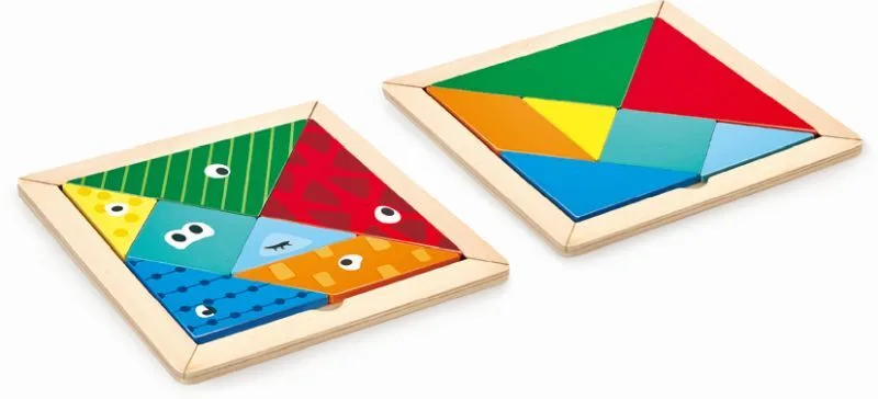 Hape Early Explorer Ξύλινο Tangram (E1630A)