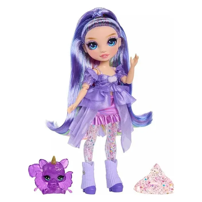 Rainbow High Shimmers Κούκλα & Slime-Violet (122425EU)