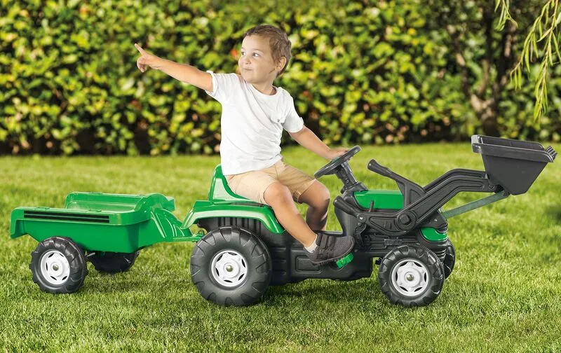 Dolu Εκσκαφέας With Trailer-Green (8048) - φωτογραφία 5