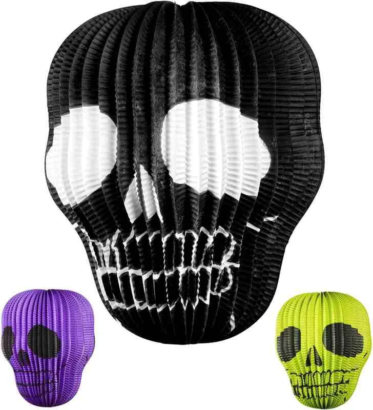 WM Skull Lampion 25cm-3 Σχέδια (95750)