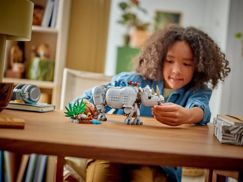 LEGO® Creator 3in1 Wild Animals: Majestic Rhino With Birds (31171) - φωτογραφία 7