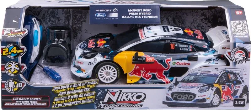 Nikko Τηλεκατευθυνόμενο Ford Puma Hybrid Rally 1 M-Sport 1:16 (10661) - φωτογραφία 2