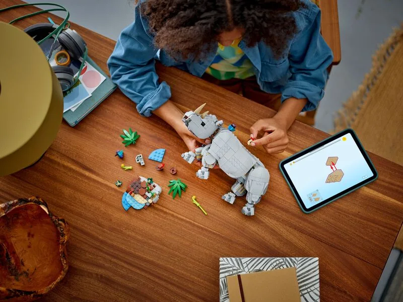 LEGO® Creator 3in1 Wild Animals: Majestic Rhino With Birds (31171) - φωτογραφία 6