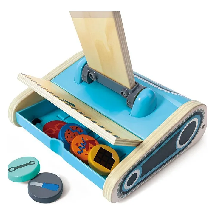 Hape Ξύλινη Ηλεκτρική Σκούπα (E3056A) - φωτογραφία 4