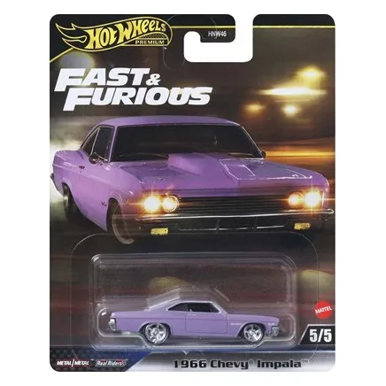 Mattel Hot Wheels Αυτοκινητάκι Fast And Furius 1966 Chevy Impala - JBL95