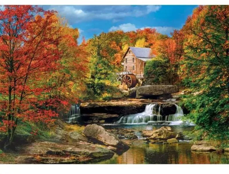 Παζλ 2000 H.Q. Glade Greek Grist Mill-ΗΠΑ (1220-32574) - φωτογραφία 2