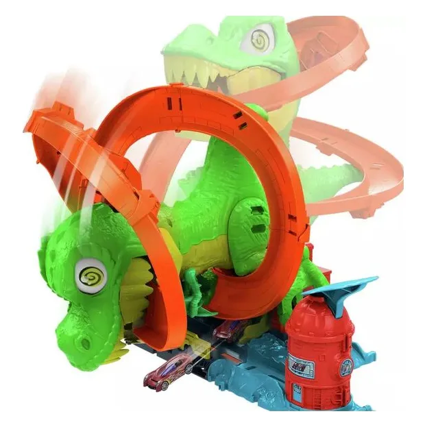 Mattel Hot Wheels City – T-Rex Πυροσβεστικός Σταθμός - JBM73 - φωτογραφία 6