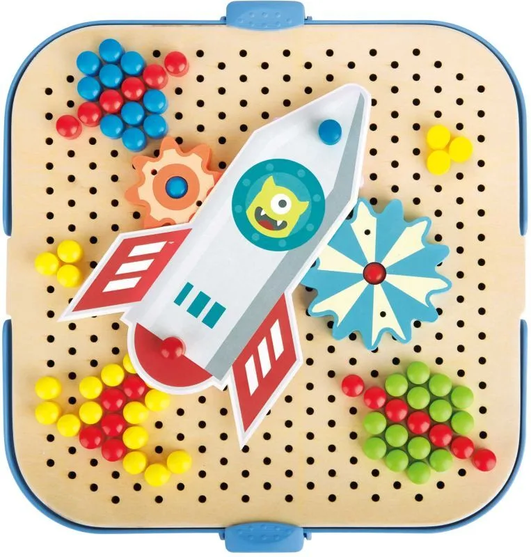Hape Early Explorer Ξύλινο Σετ Cogworks Experimental (E1065A) - φωτογραφία 4