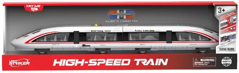 BW Τρένο High-Speed With Light & Sound (WY970A) - φωτογραφία 2