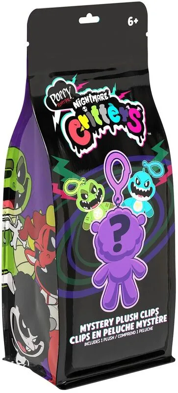 Poppy Playtime Λούτρινο Μπρελόκ Nightmare Critters-8 Σχέδια-1Τμχ (PC7701) - φωτογραφία 2