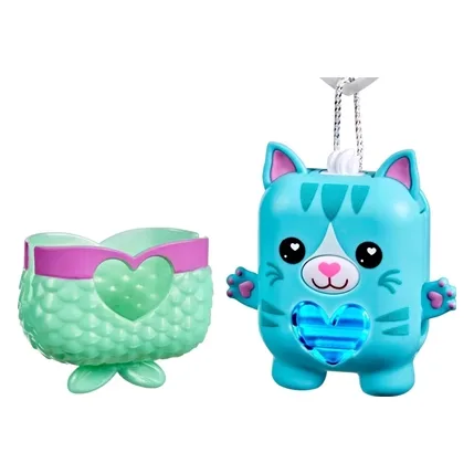 Hasbro Nanomals Διαδραστικό Ζωάκι Fidget Pawtricia Blue Kitty Με Ήχους & Φώτα - G2208