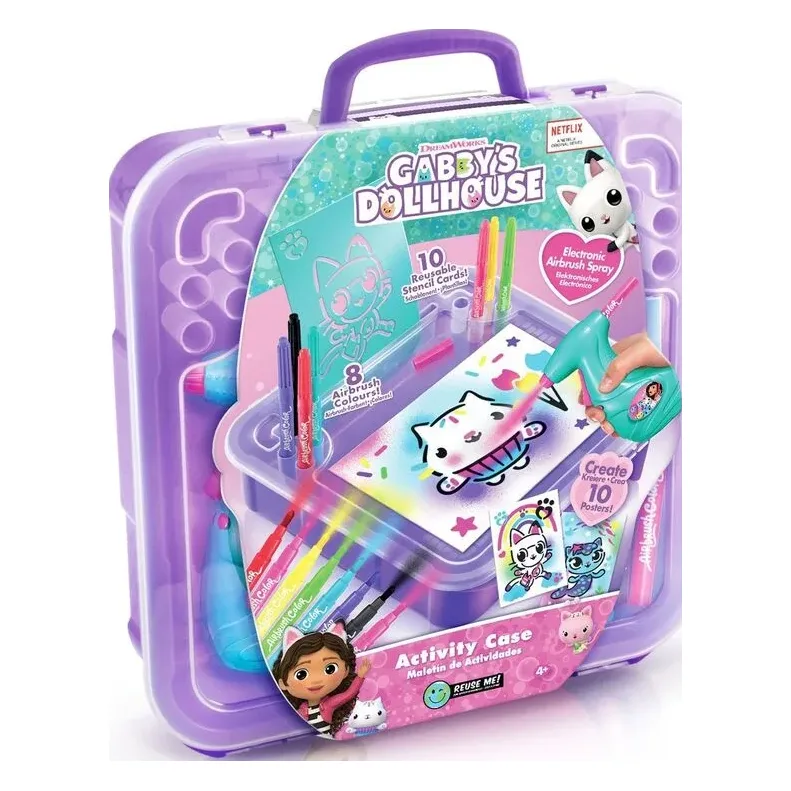 Canal Gabby's Dollhouse Αερογράφος Art Case (GAB024)