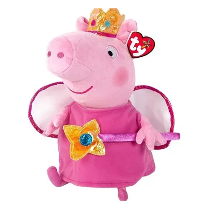 As Company Χνουδωτό Ty Peppa Pig Πριγκίπισσα Beanie Babies 15εκ. - 1607-46129