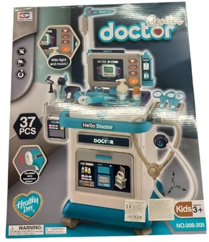 BW Ιατρικό Playset Doctor With Light & Sound 37Τμχ (205) - φωτογραφία 2