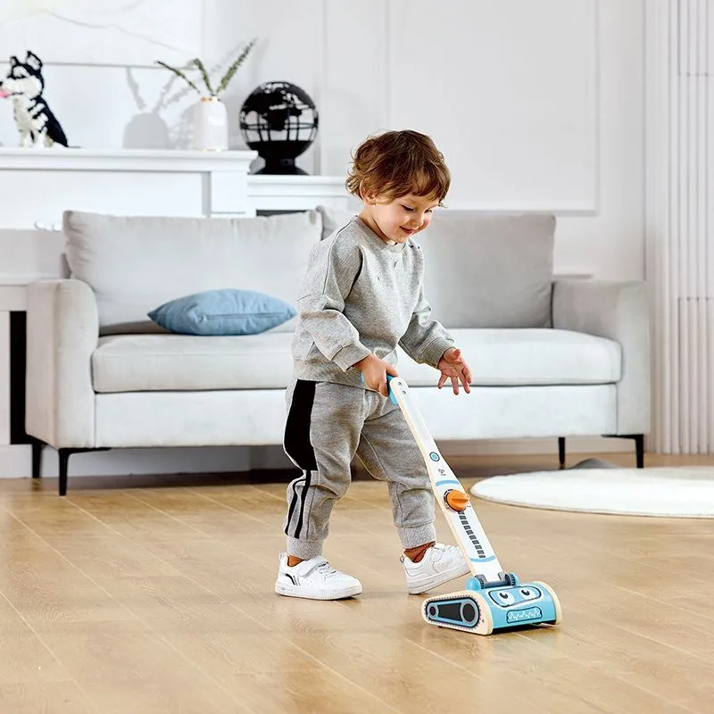 Hape Ξύλινη Ηλεκτρική Σκούπα (E3056A) - φωτογραφία 6