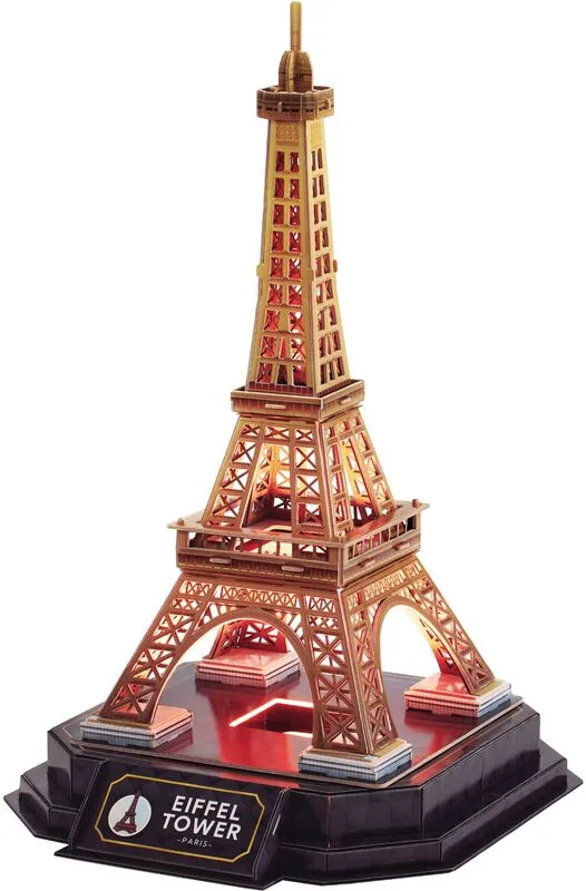 CubicFun Παζλ 3D LED-Eiffel Tower Night Edition 51Τμχ (L534h) - φωτογραφία 2