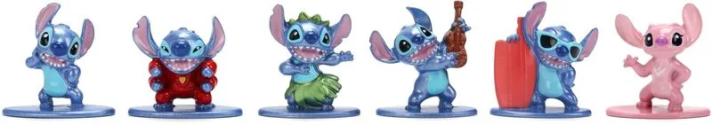Jada Disney Stitch Nanofigs Συλλεκτικές Φιγούρες 6Τμχ (9336325314)