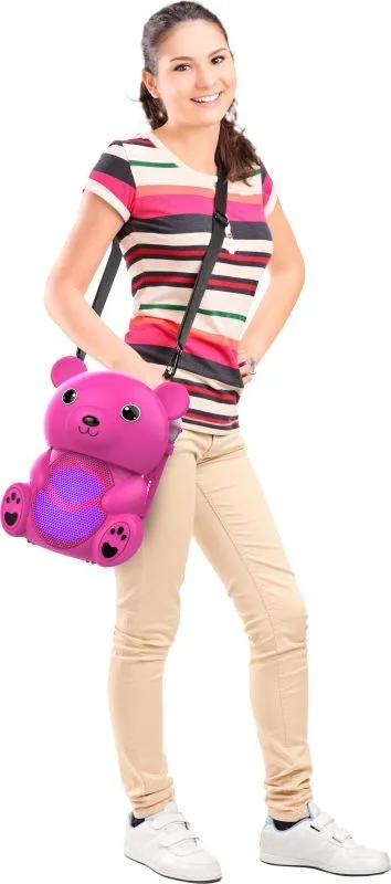 iDance Φορητό Ηχείο Funky Bear Pink (FBK-100(PK)) - φωτογραφία 5