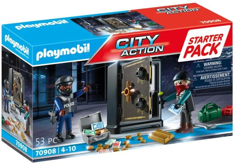 Playmobil Starter Pack Σύλληψη Διαρρήκτη Χρηματοκιβωτίου (70908) - φωτογραφία 2