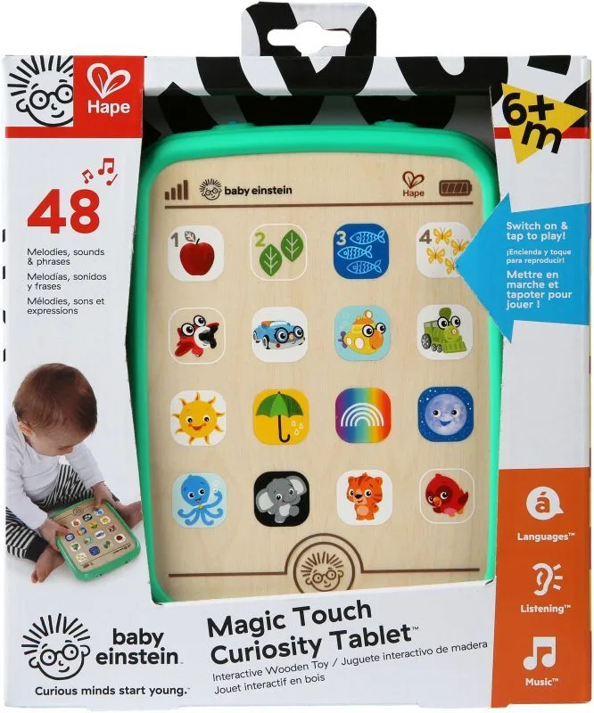 Hape Kids II Ξύλινο Magic Touch Curiosity Τάμπλετ (11778) - φωτογραφία 2