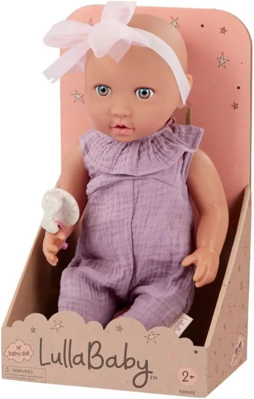 Lullababy Μωρό With Lilac Jumper & Bow (LBY7295Z) - φωτογραφία 2