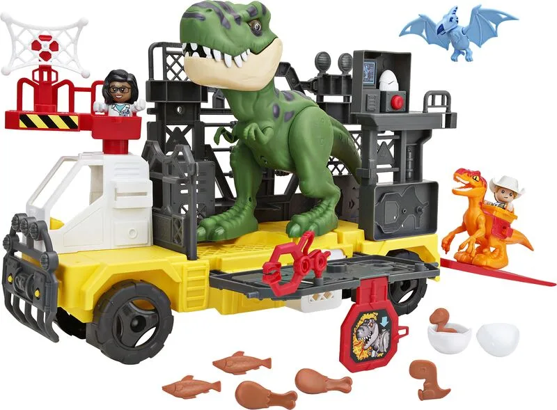 Chap Mei Tiny Kiddom-L&S Σετ Δεινοσαύρων Rider Convoy Playset (533248)