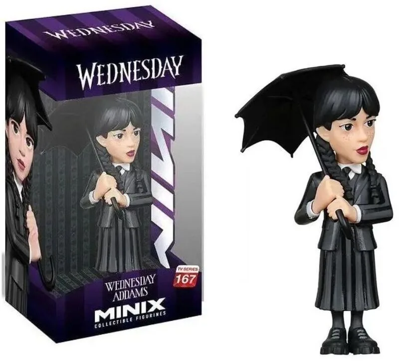 Minix Wednesday: Wednesday Addams 12cm (MNX20805)