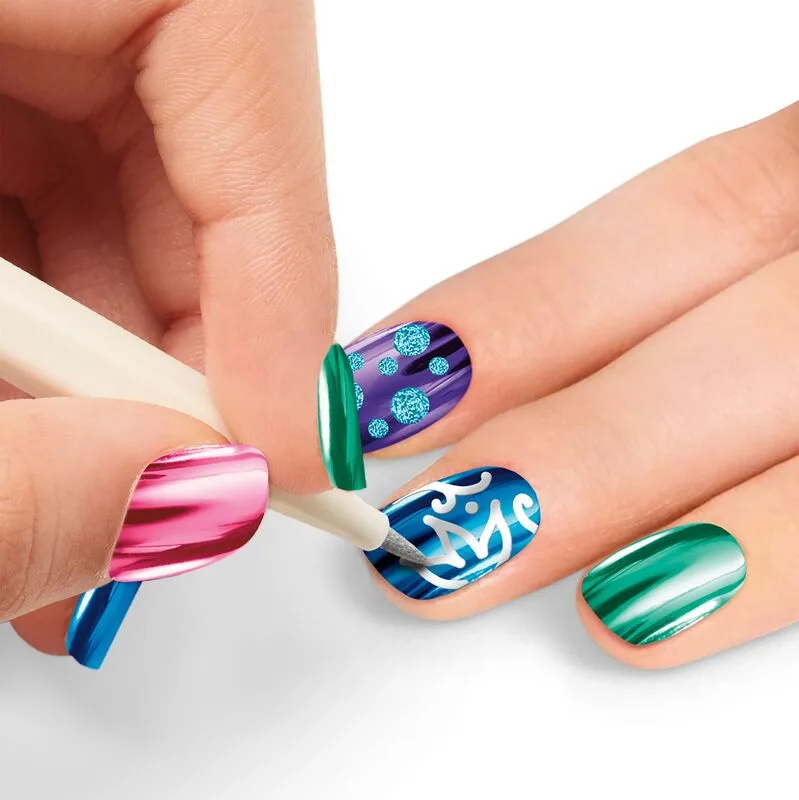 Cra-Z-Art Shimmer 'N Sparkle Metallic Rainbow Nail Art (65540) - φωτογραφία 3