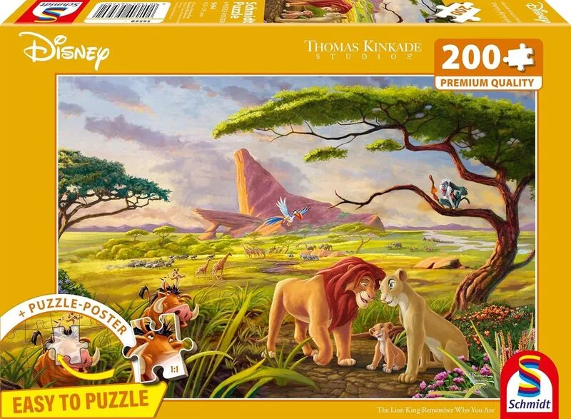 Παζλ Kinkade Disney 200-The Lion King-Remember Who You Are (56560)