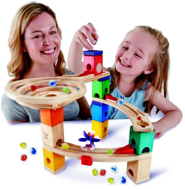 Hape Quadrilla Marble Run Ξύλινο Race To The Finish-58Τμχ (E6021A) - φωτογραφία 4
