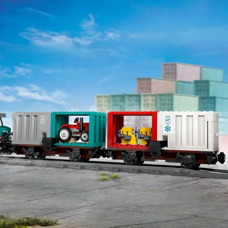 LEGO® City Harbor Freight Train With Crane & Truck (60509) - φωτογραφία 5