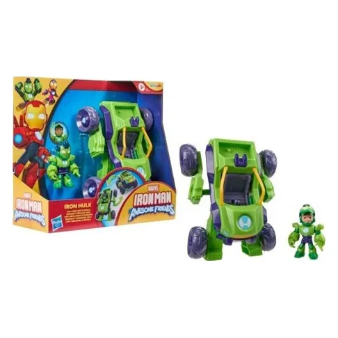 Hasbro Φιγούρα Iron Man And His Awesome Friends Iron Hulk Mech Suit Figure & Vehicle - G1475