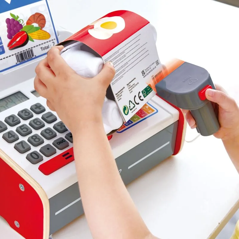 Hape Early Explorer Ξύλινη Ταμειακή Μηχανή Beep N Buy (E3184A) - φωτογραφία 7
