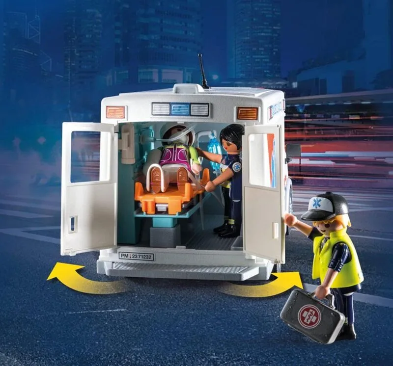 Playmobil® Action Heroes - Ασθενοφόρο Με Διασώστες - 71232 - φωτογραφία 3