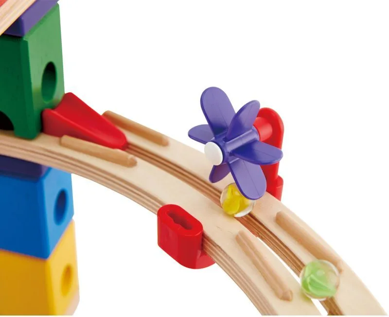 Hape Quadrilla Marble Run Ξύλινο Race To The Finish-58Τμχ (E6021A) - φωτογραφία 3