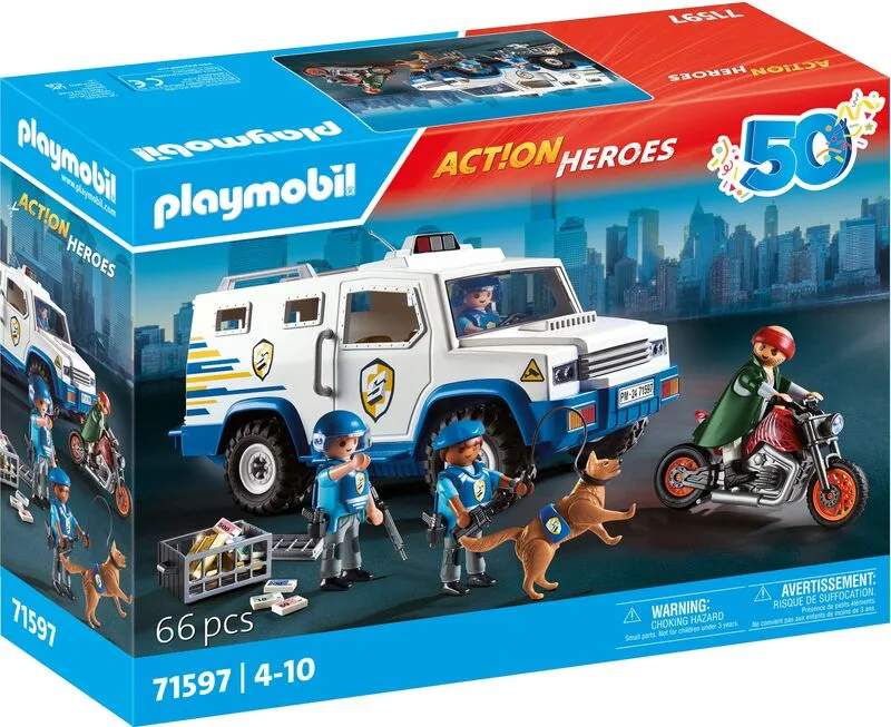Playmobil Action Heroes Όχημα χρηματαποστολής (71597) - φωτογραφία 2