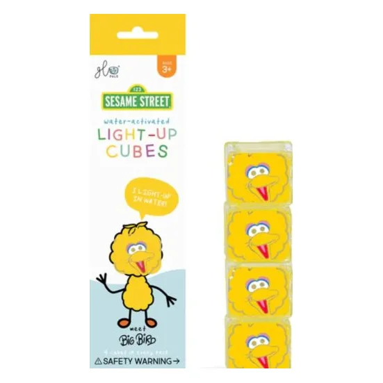 Glo Pals 4 Pack Light Up Cubes – Big Bird