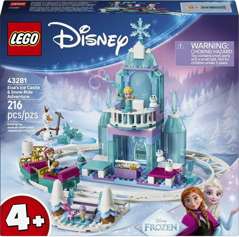LEGO® Disney Elsa's Ice Castle & Snow Ride Adventure (43281)