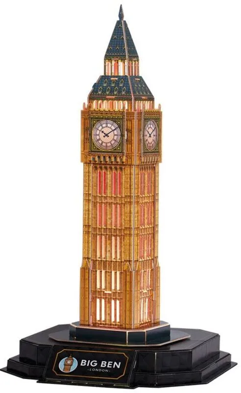 CubicFun Παζλ 3D LED-Big Ben Night Edition 32Τμχ (L537h) - φωτογραφία 2
