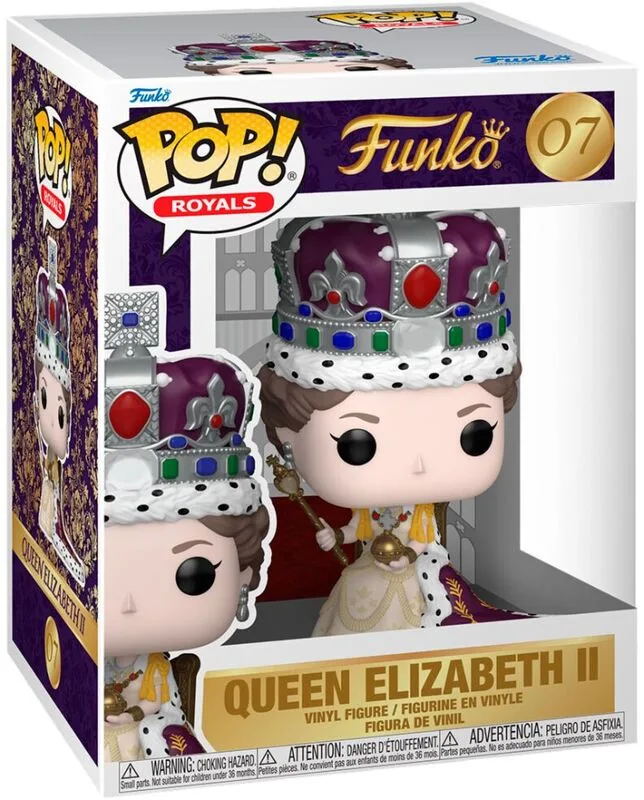 POP!Premium#07 Φιγούρα Queen Elizabeth II(Coronation)-Royals (110369) - φωτογραφία 2