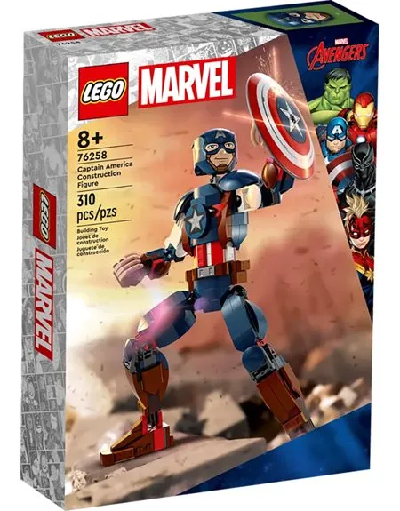 LEGO® Marvel - Captain America Construction Figure - 76258