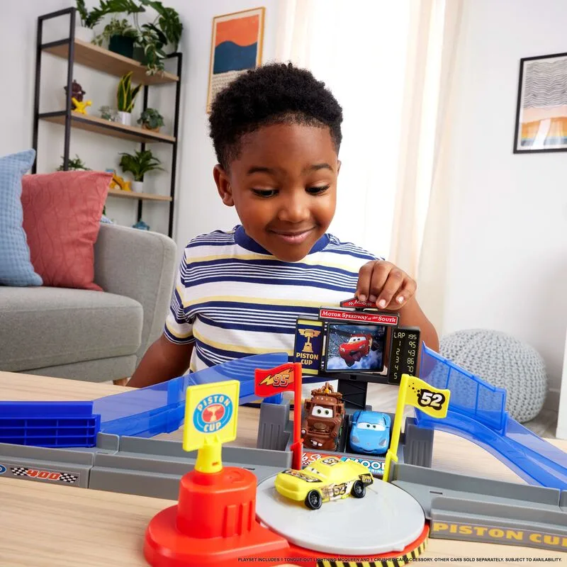 Mattel Cars Μεγάλη Πίστα Αγώνων Piston Cup Για Κόλπα - JHL42 - φωτογραφία 7