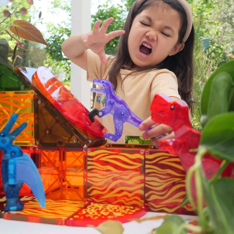 Magna-Tiles Dino World Set 40Τμχ (22840) - φωτογραφία 6