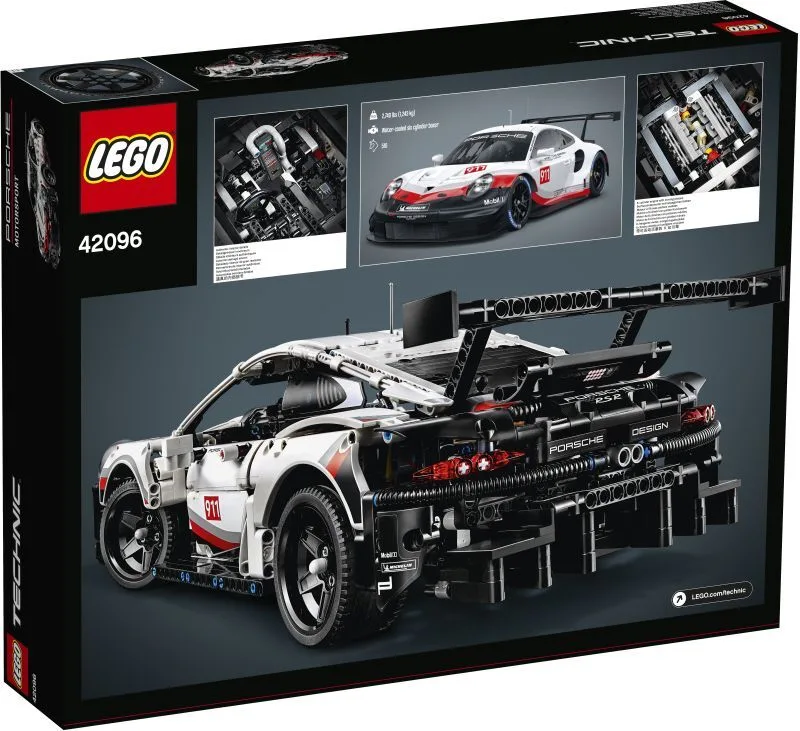 LEGO Technic Porsche 911 RSR, αγωνιστικό αυτοκίνητο (42096) - φωτογραφία 4