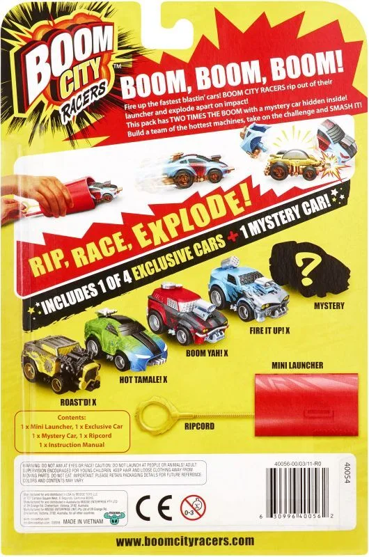 Boom City Racers S1 Double Pack-4 Σχέδια (BMC04000) - φωτογραφία 7