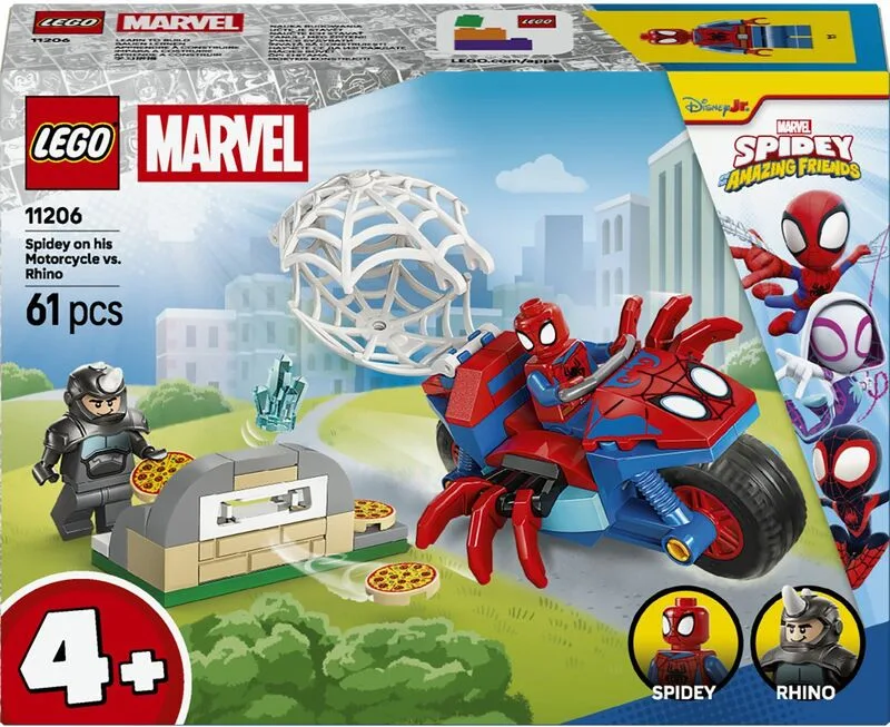 LEGO® Spidey: Spidey On His Motorcycle vs. Rhino (11206)