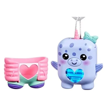 Hasbro Nanomals Διαδραστικό Ζωάκι Fidget Βlubby Νarwhal Με Ήχους & Φώτα - G2214