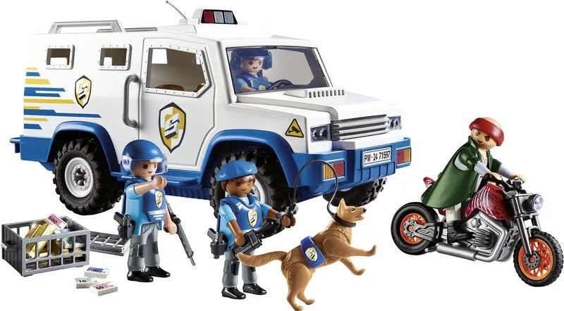 Playmobil Action Heroes Όχημα χρηματαποστολής (71597)