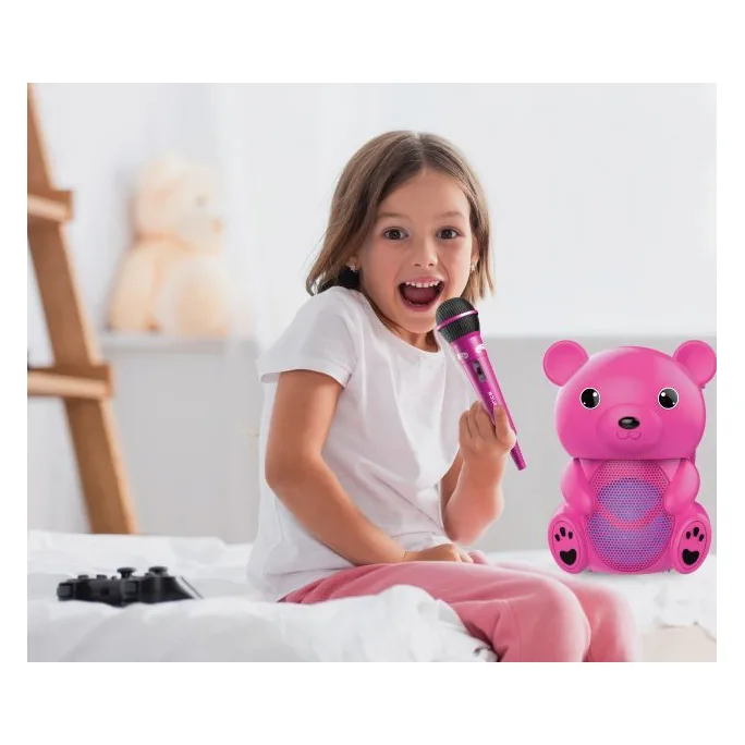 iDance Φορητό Ηχείο Funky Bear Pink (FBK-100(PK)) - φωτογραφία 6