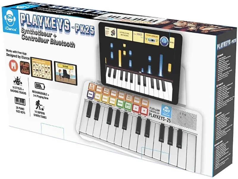 iDance Πιάνο PK-25 White (PLAYKEYS-25) - φωτογραφία 2